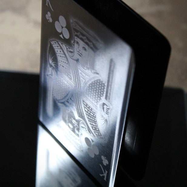 King of Clubs Engraved Card Clip