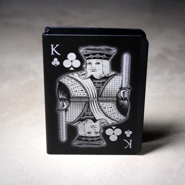 King of Clubs Engraved Card Clip