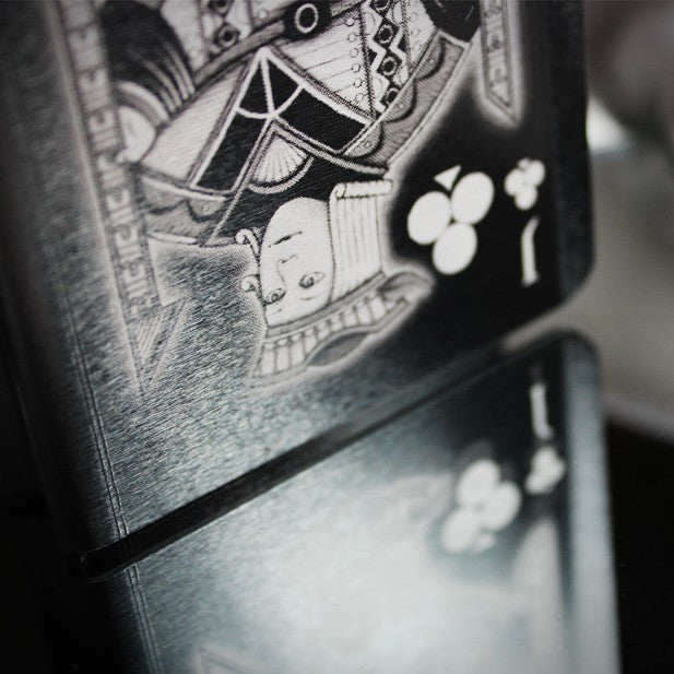Jack of Clubs Engraved Porper Card Clip