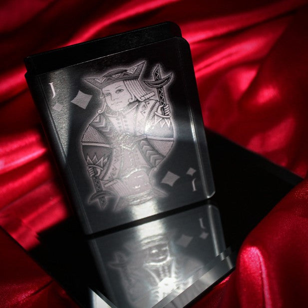 Jack of Diamonds Engraved Porper Card Clip