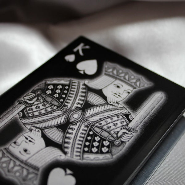 King of Spades Engraved Porper Clip